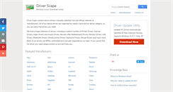 Desktop Screenshot of driverscape.com